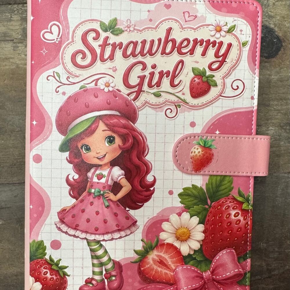 Strawberry Shortcake A5 Binder w/ matching paper